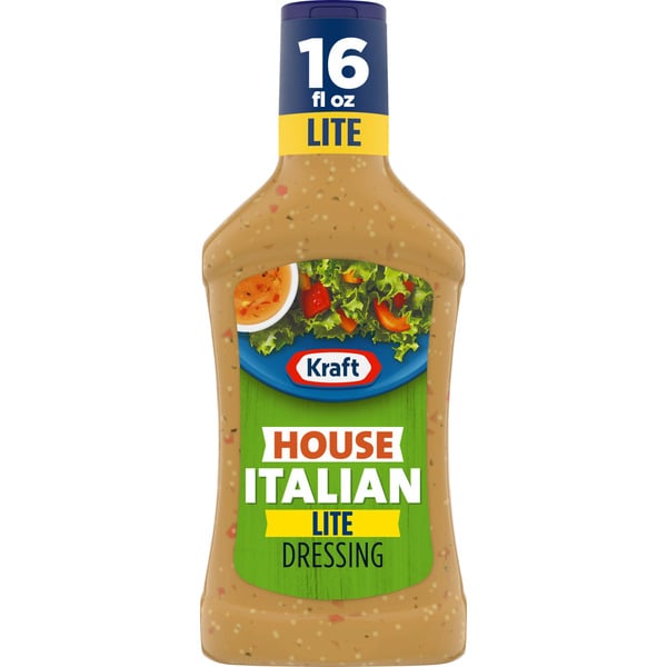 Salad Dressing & Toppings Kraft House Italian Lite Salad Dressing hero