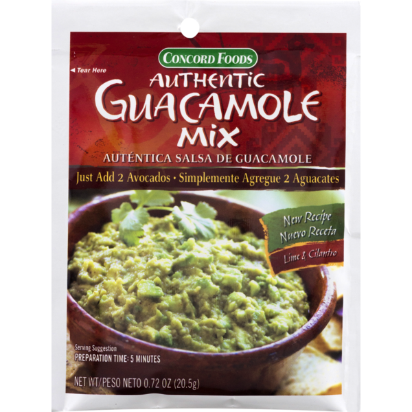 Spices & Seasonings Concord Foods Authentic Guacamole Mix hero