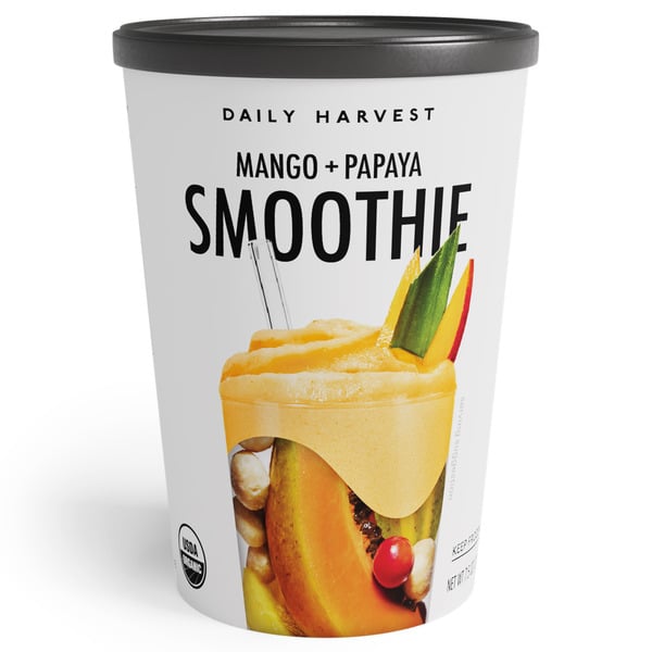 Refrigerated Daily Harvest Mango + Papaya Smoothie hero