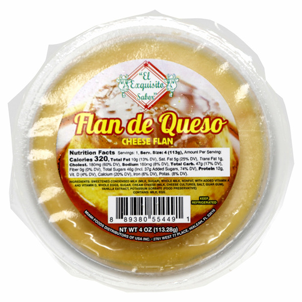 El Exquisito Sabor Cheese Flan hero