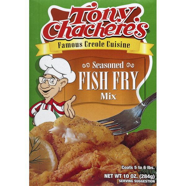 Marinades & Meat Preparation Tony Chachere's Fish Fry Mix, Seasoned hero