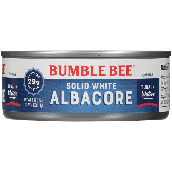 Canned Meat & Seafood Bumble Bee Solid White Albacore Tuna in Water hero