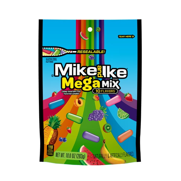 Candy, Chocolate & Gum Mike And Ike® Candy, 10 Flavors, Mega Mix hero