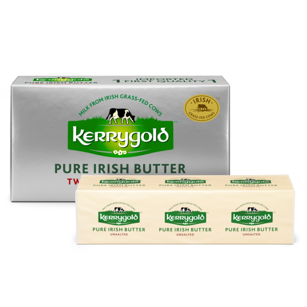 Butter Kerrygold Grass-Fed Unsalted Butter Sticks hero