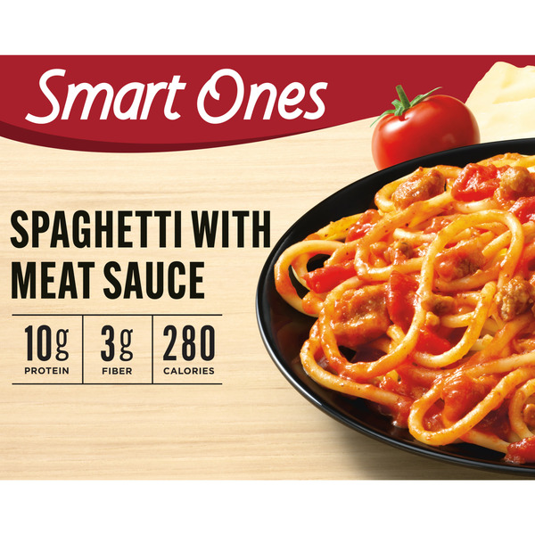 Frozen Meals Smart Ones Spaghetti with Meat Sauce, Onions & Tomatoes Frozen Meal hero