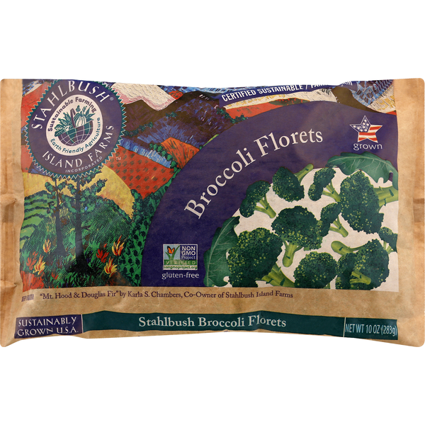 Frozen Vegetables, Beans & Grains Stahlbush Island Farms Broccoli Florets hero