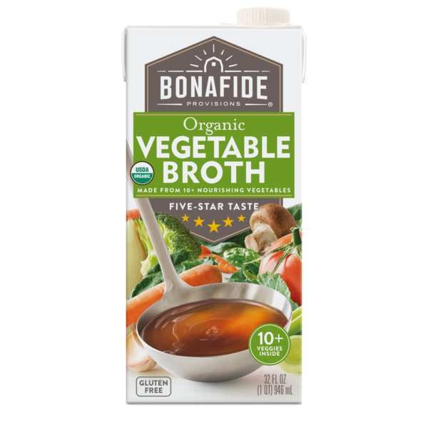 Juice & Nectars Bonafide Provisions Vegetable Broth, Organic hero