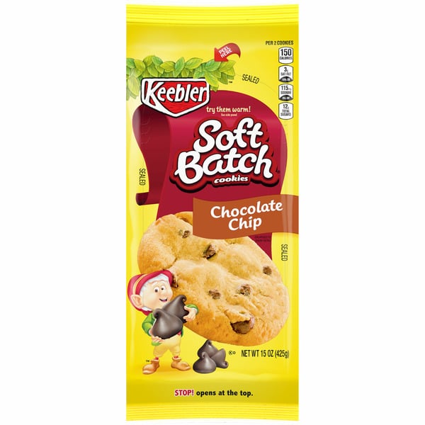 Cookies & Cakes Keebler Soft Batch Cookies Chocolate Chip hero