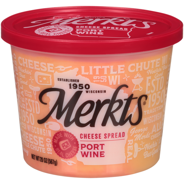 Packaged Cheese Merkts Port Wine Cheese Spread hero