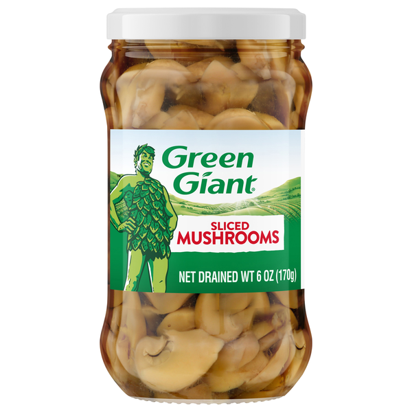 Canned & Jarred Vegetables Green Giant Sliced Mushrooms hero