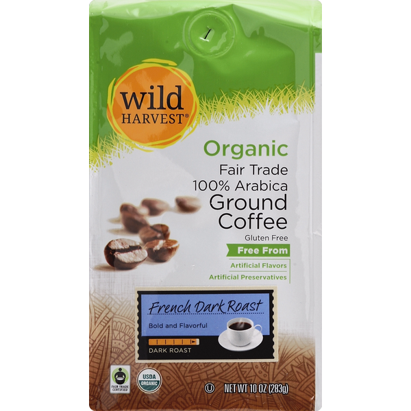 Coffee Wild Harvest Coffee, Ground, Dark Roast, French Dark Roast hero