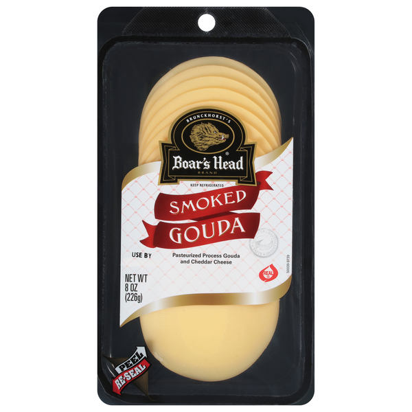 Lunch Meat-Prepackaged Boar's Head Smoked Gouda Cheese hero