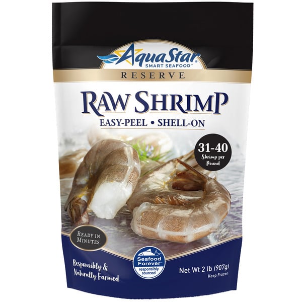 Frozen Meat & Seafood Aqua Star Raw Easy-Peel Shrimp hero