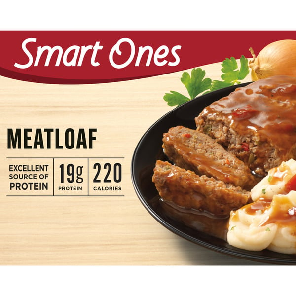 Frozen Meals Smart Ones Meatloaf with Gravy & Garlic-Herb Mashed Potatoes Frozen Meal hero