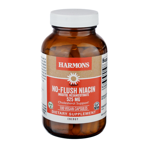 Vitamins & Supplements No-Flush Niacin, Natural, 525 mg, Capsules hero