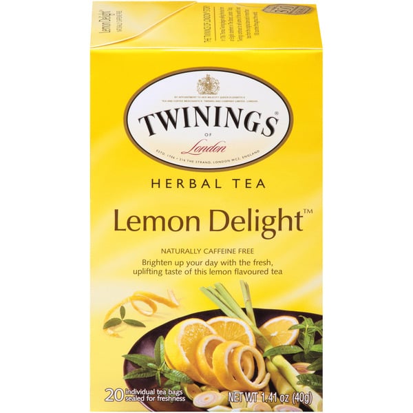 Tea Twinings Of London Lemon Delight Herbal Tea Bags hero