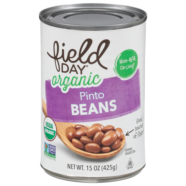 Canned Meals & Beans FIELD DAY Pinto Beans, Organic hero