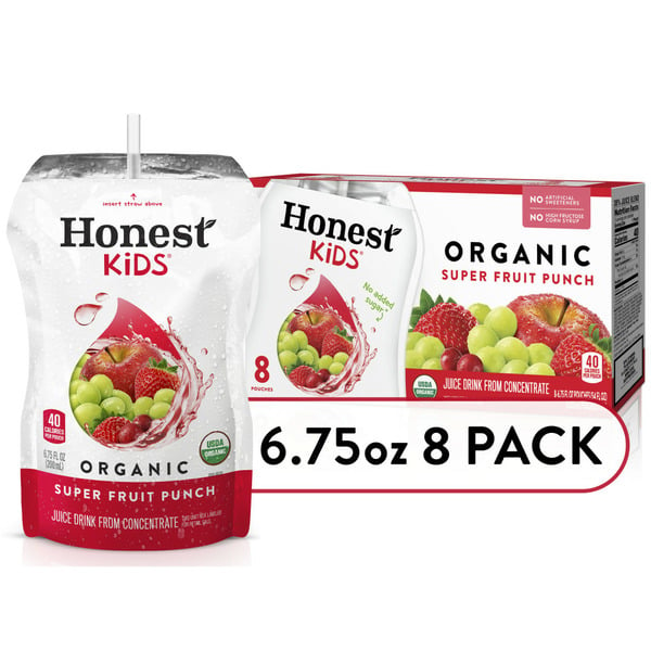 Multipack & Aseptic Juice The Honest Company Kids Super Fruit Punch Organic Fruit Juice hero