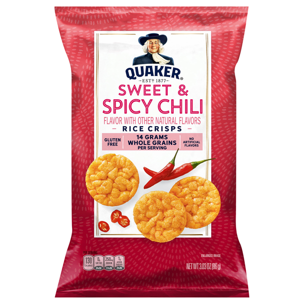 Quaker Rice Crisps, Sweet & Spicy Chili hero