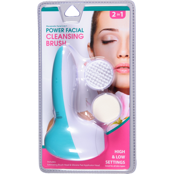 More Household Jacent Cleansing Brush, Power Facial, 2 in 1 hero