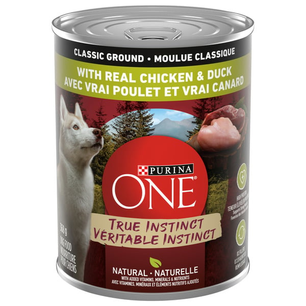 Dog Food & Care Purina ONE True Instinct Classic Ground Chicken & Duck hero