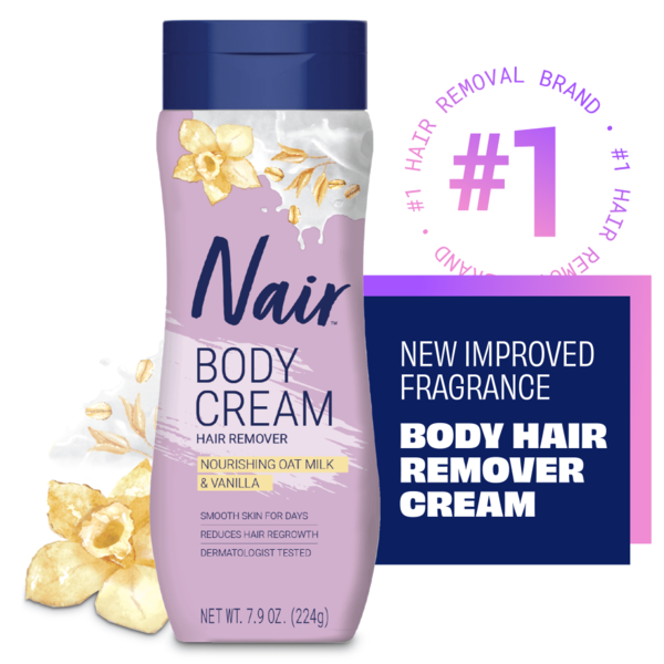 Body Lotions & Soap Nair Body Cream Hair Remover With Nourishing Oat Milk And Vanilla hero