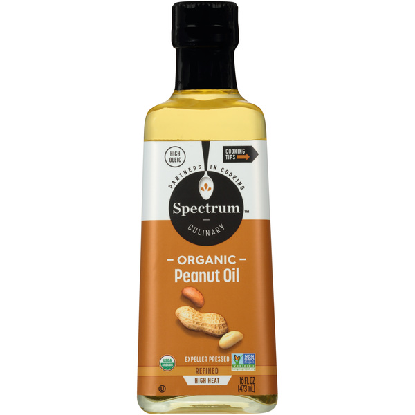 Oils & Vinegars Spectrum Organic Peanut Oil hero