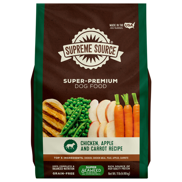 Dog Food Supreme Source Dog Food, Grain-Free, Chicken, Apple and Carrot Recipe, Super-Premium hero