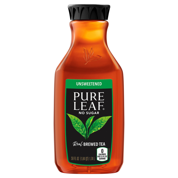 Tea Pure Leaf Unsweetened Real Brewed Tea hero