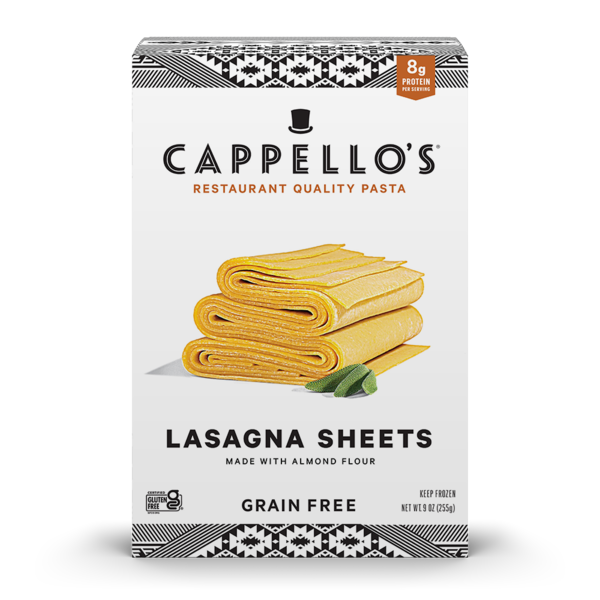 Frozen Meals Cappello's Lasagna Sheets hero