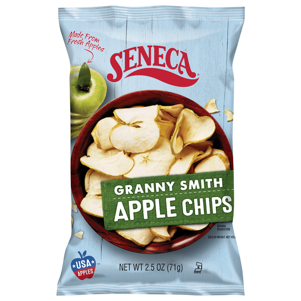 Fruit & Vegetable Snacks Seneca Chips, Apple, Granny Smith hero