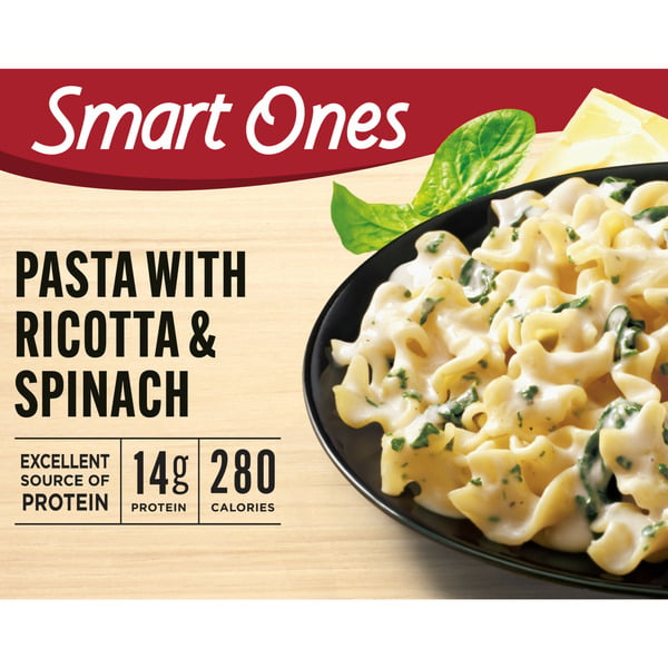 Frozen Meals Smart Ones Pasta with Ricotta & Spinach with Creamy White Sauce Frozen Meal hero