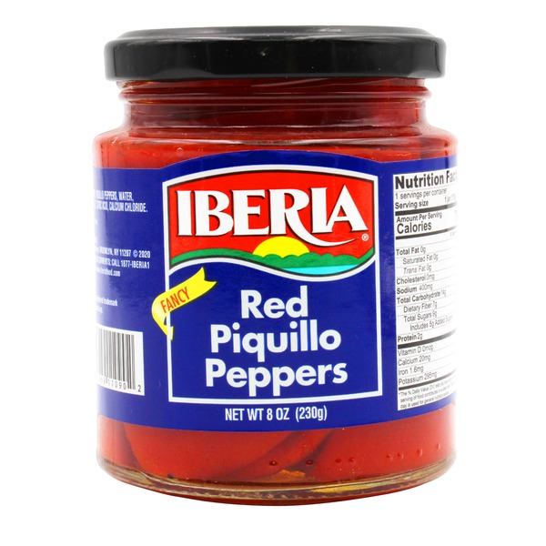 Canned & Jarred Vegetables Iberia Red Piquillo Peppers hero