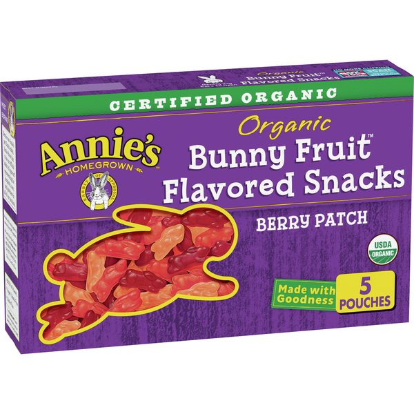 Fruit & Vegetable Snacks Annie's Organic Berry Patch Fruit Snacks hero