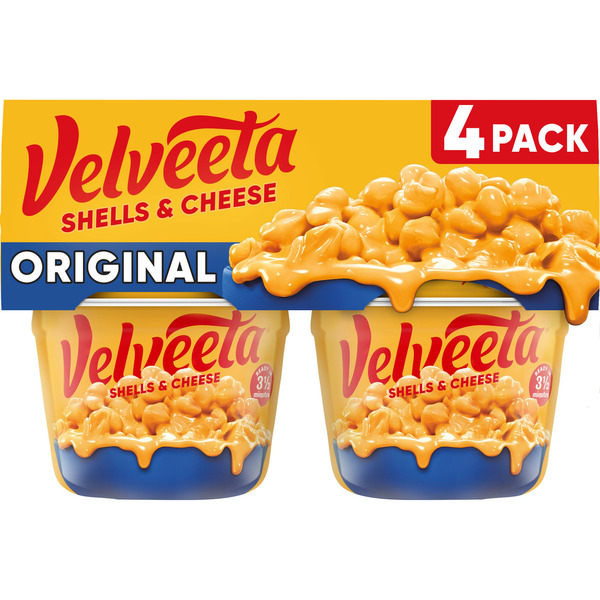 Instant Foods VELVEETA Shells & Cheese Original Microwavable Mac & Cheese Cups hero