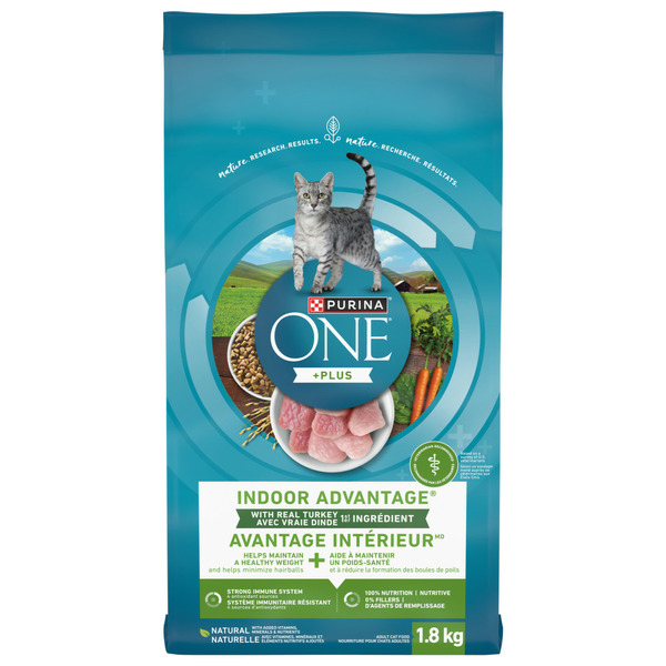 Cat Food & Care Purina ONE +Plus Indoor Advantage Turkey hero