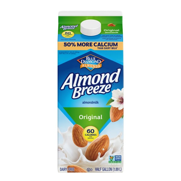 Milk Alternatives Almond Breeze Original Almondmilk hero