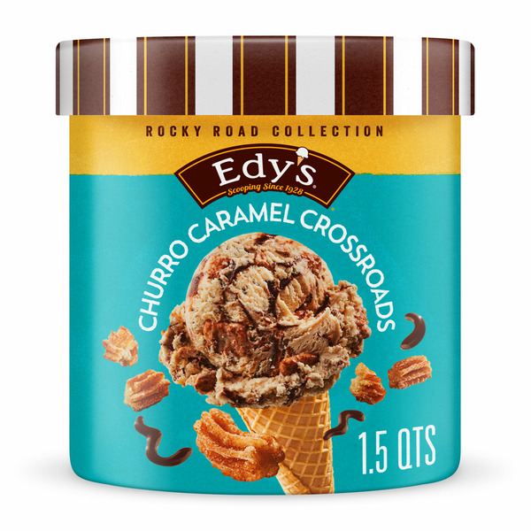 Dreyer's Rocky Road Collection Churro Caramel Crossroads Ice Cream hero