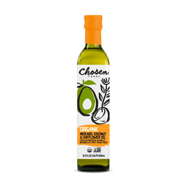 Oils & Vinegars Chosen Foods Organic, Avocado, Coconut & Safflower Oil hero