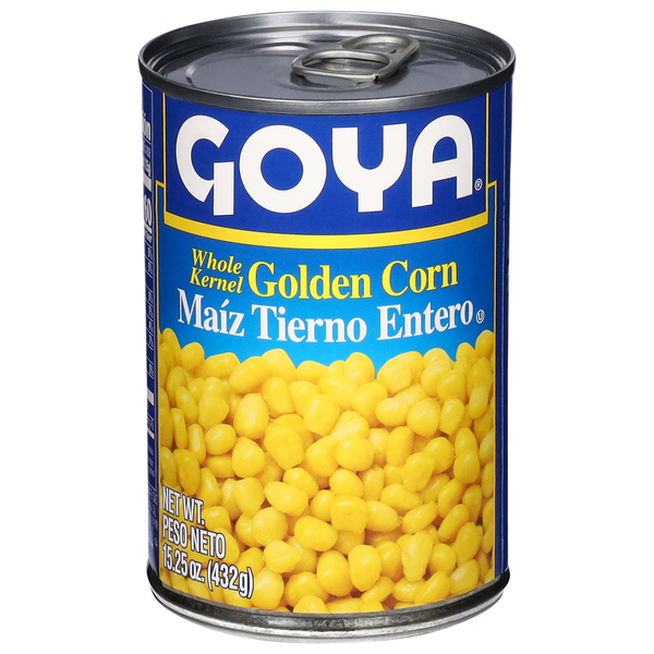 Canned/Jarred Vegetables Goya Corn, Golden, Whole Kernel hero