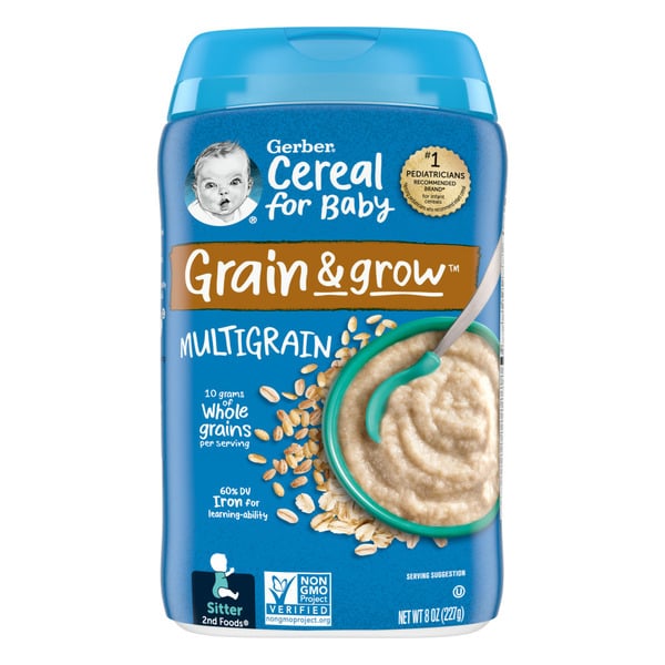 Baby Food & Formula Gerber Baby Cereal Multigrain Clean Label Project hero