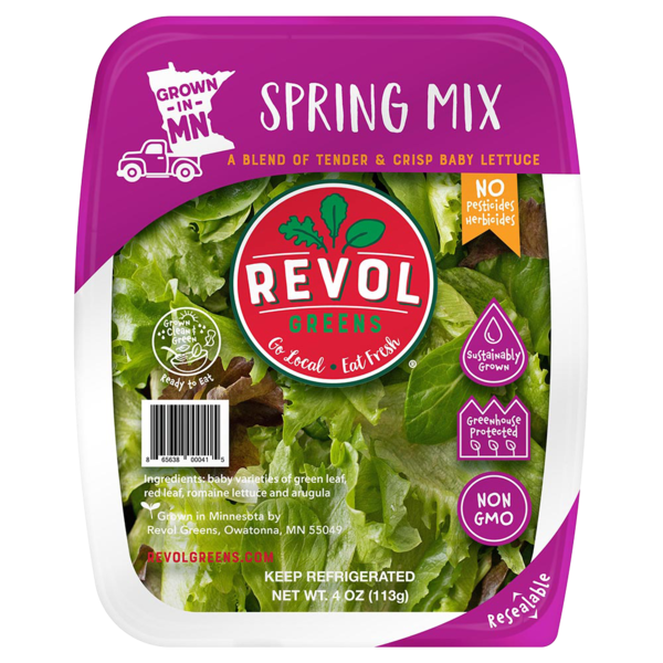 Prepared Meals Revol Greens Spring Mix hero