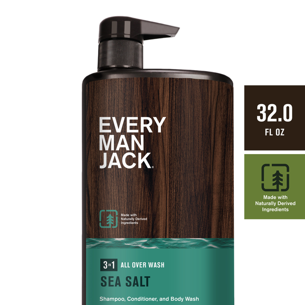 Body Lotions & Soap Every Man Jack Men's Hydrating Sea Salt 3-in-1 All Over Wash hero