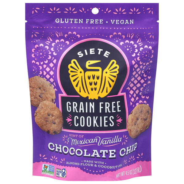 Siete Cookies, Grain Free, Chocolate Chip hero