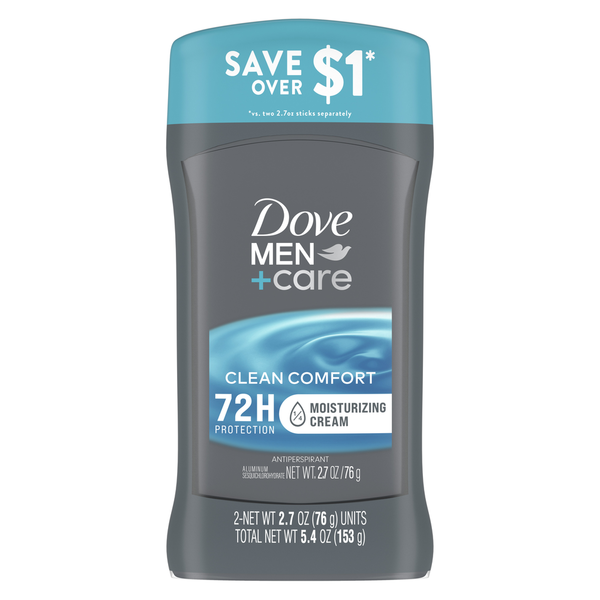 Deodorants Dove Men+Care Antiperspirant Deodorant Clean Comfort hero