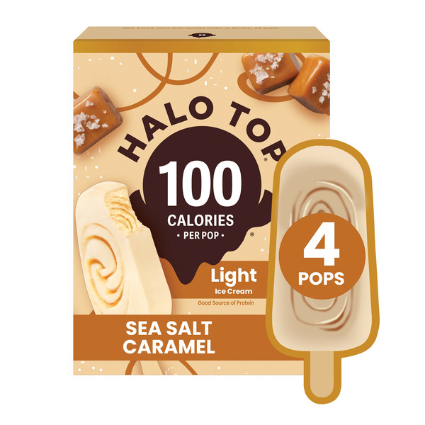 Ice Cream & Ice Halo Top Sea Salt Caramel hero