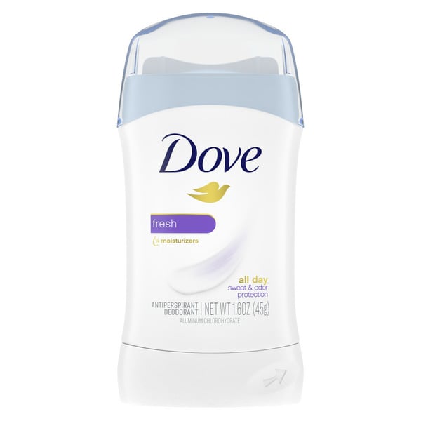 Deodorants Dove Antiperspirant Deodorant Stick Fresh, hero