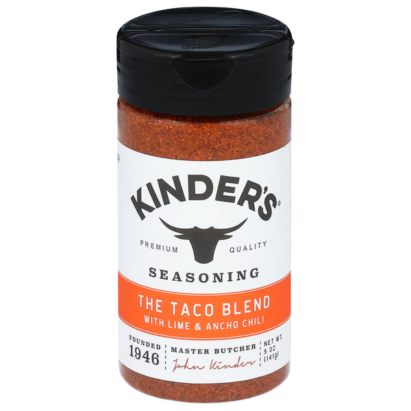 Spices & Seasonings Kinder's Seasoning, The Taco Blend with Lime & Ancho Chili hero