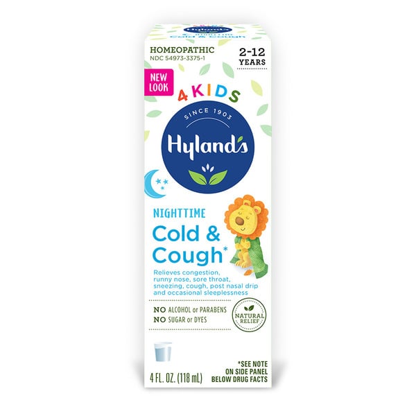 Cold, Flu & Allergy Hyland's 4 Kids Cold 'n Cough, Nighttime hero