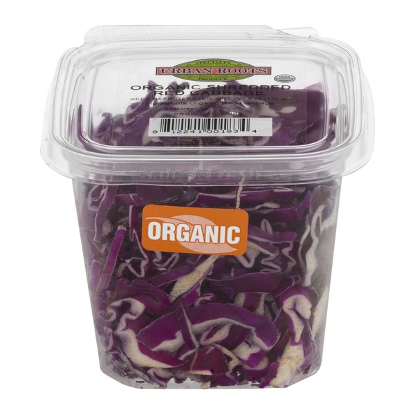 Fresh Vegetables Urban Roots Organic Shredded Red Cabbage hero